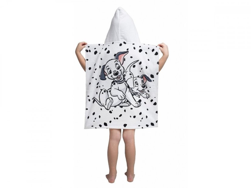 Dětské froté pončo/osuška 101 Dalmatins 03