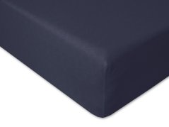 Dětské jersey prostěradlo do postýlky 70x140 EXTRA Tmavě modré