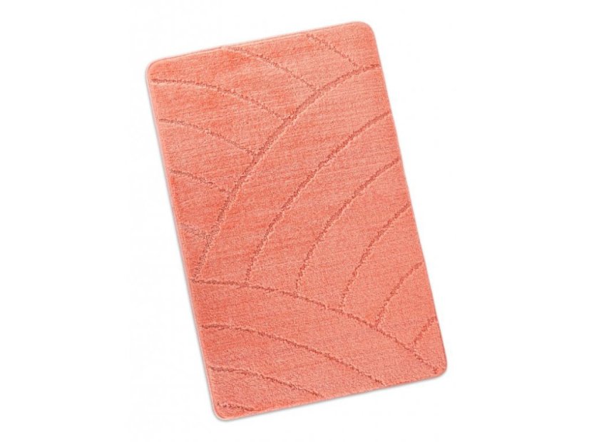 Předložka do koupelny 60x100 Oblouky lososové