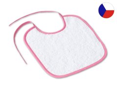 Dětský slintáček LOTA 25x25 bílá/růžová 350g 