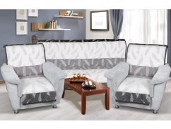 Přehoz na sedací soupravu KARMELA Peříčka