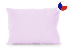 Jednobarevné povlečení bavlněné na zip 2x 70x90, 240x220 EXCLUSIVE světle fialové