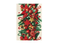 Vánoční utěrka vaflová 50x60 Vánoční ozdoby