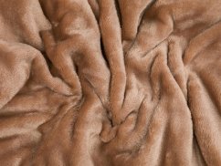 Luxusní deka OVEČKA 150x200 Hladká čokoládová