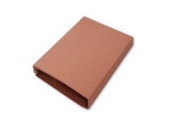 Dětské jersey prostěradlo do postýlky 60x120 EXTRA Kávové