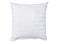 Hotelový povlak na polštář 70x90 Atlas grádl bílý proužek 2 cm 
