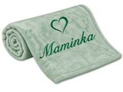Deka pro maminku se srdíčkem 150x200 šalvěj