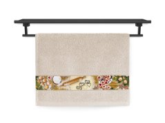 Malý ručník 30x50 RUJANA 400g Čas vánočního pečení béžový