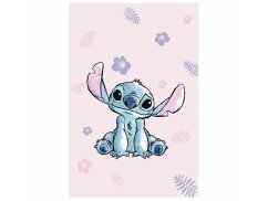 Dětská deka mikroflanel Lilo a Stitch Pink 100x150