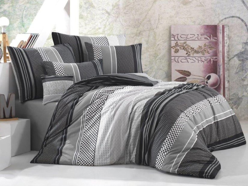 Bavlněný povlak na polštář 50x70 EXCLUSIVE Sorento black