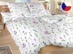 Krepové povlečení KOMFORT Herbal starorůžový 2x 70x90, 240x200
