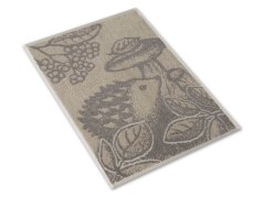 Malý kuchyňský ručník 35x50 ZARA 450g Ježek šedošedá