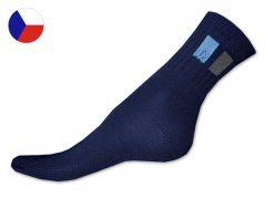 Dětské sportovní ponožky 29/30 tmavě modrý vzor
