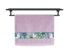 Dětský ručník RUJANA 30x50 Jednorožec šeříková 400g