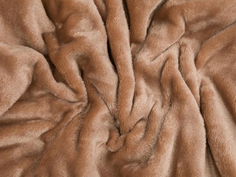 Luxusní deka OVEČKA 150x200 Hladká čokoládová
