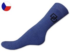 Froté ponožky 41/42 Vzor modré