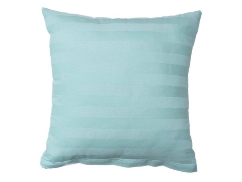 Povlak na polštář 50x70 Atlas grádl proužek 2,5 cm zelený