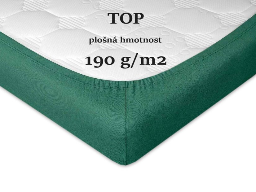 Jersey prostěradlo na kosmetické lehátko 60x190 EXCLUSIVE šalvěj