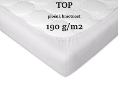 Jersey prostěradlo 90x220 EXCLUSIVE stříbrné