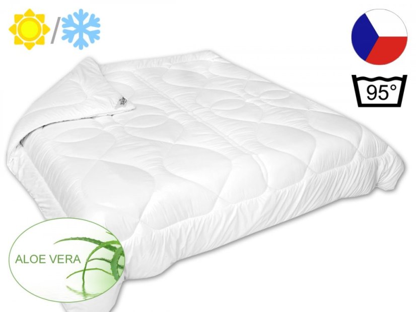 Francouzská přikrývka 240x220 Aloe Vera celoroční 1580g