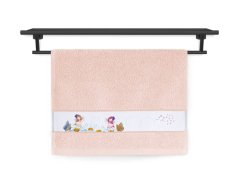 Dětský ručník RUJANA 30x50 Víly lososový 400g