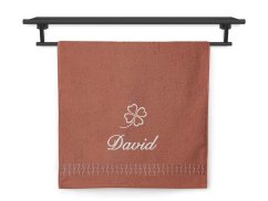 Dárková sada ručník + osuška se jménem ratanika terakota Čtyřlístek