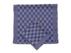 Pracovní ručník keprový 50x90 Modrá kostka