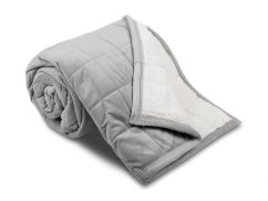 Prošívaná deka Ovečka 590g šedá/bílá 150x200