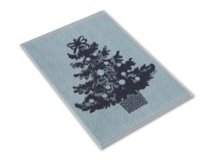 Malý kuchyňský ručník 35x50 ZARA 450g Vánoční stromeček modrošedá