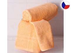 Froté ručník 50x100 RUJANA 400g Pruh oranžový