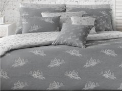 Povlečení damašek 200x200, 2x 70x90 GEON Stromky pod sněhem