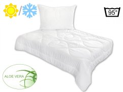 Set polštář a přikrývka Aloe Vera celoroční 140x200+70x90