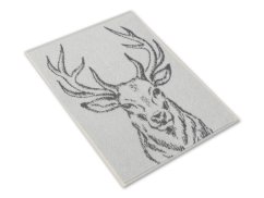 Malý kuchyňský ručník 35x50 ZARA 450g Jelen šedobílý