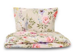 Povlečení satén 2x 70x90, 240x220 Botanica elegance