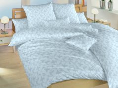 Luxusní damaškový povlak na polštář Rokoko modré 40x40