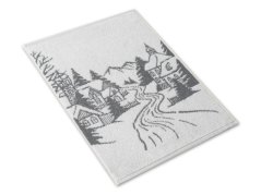 Malý kuchyňský ručník 35x50 ZARA 450g Malovaná vesnička