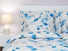 Krepové povlečení KOMFORT Bloom elegance banán 2x 70x90, 200x200