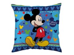 Dětský polštářek 40x40 Mickey blue