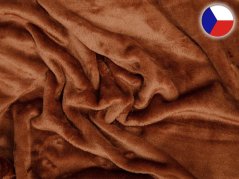 Luxusní mikroplyšová deka ME UNI SLEEP 150x200 Tmavě čokoládová 300g