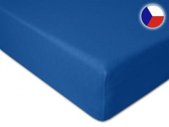 Prostěradlo jersey tmavě modré 90x200