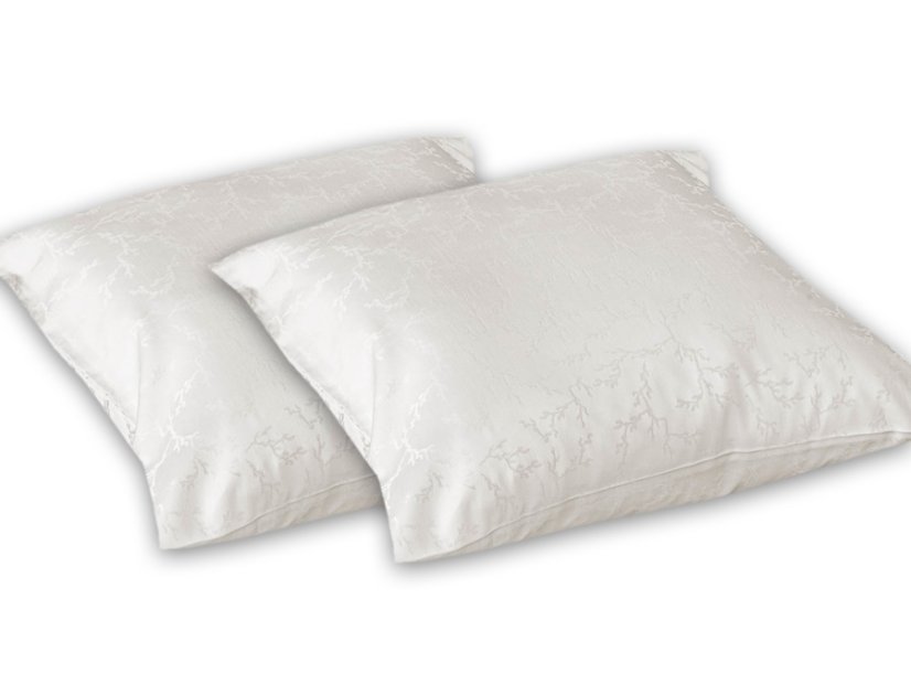 Damaškový dekorační polštářek 40x40 EXCELLENT TENCEL Šepot větviček krémový