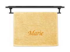 Malý ručník se jménem NA PŘÁNÍ 30x50 Viola žlutá