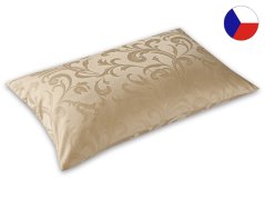 Damaškový povlak na polštář 70x90 EXCELLENT ORNELLA Melodie ornamentu béžová