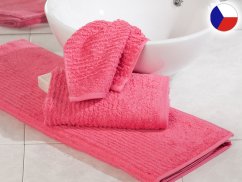 Luxusní osuška 70x140 JUVEL 580g Vlny 3D růžové