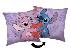 Dětský polštářek 40x40 Lilo a Stitch Kiss