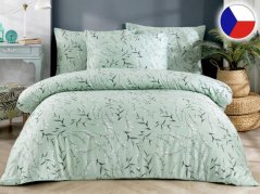 Saténový povlak na polštář 30x40 Nessie green