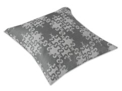 Damaškový povlak na polštář 40x40 EXCELLENT GEON Křišťál tmavě šedý