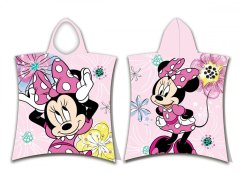 Dětské froté pončo/osuška Minnie Pink bow