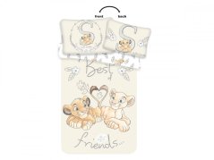 Dětské povlečení do postýlky 100x135, 40x60 Lví Král Best Friends