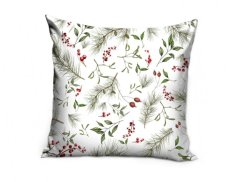 Vánoční povlak na polštářek 40x40 Zimní vůně lesa